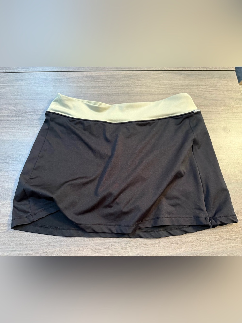 Avia Black Skort with Cream Waistband